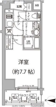 大須観音駅 徒歩6分 8階の物件間取画像